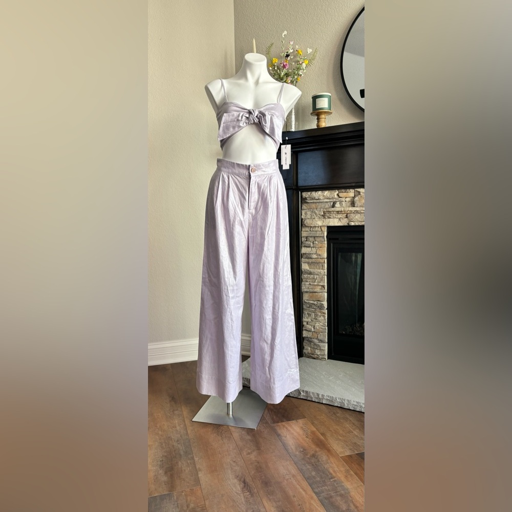 Jason Wu Lilac Wide Leg Pants Set